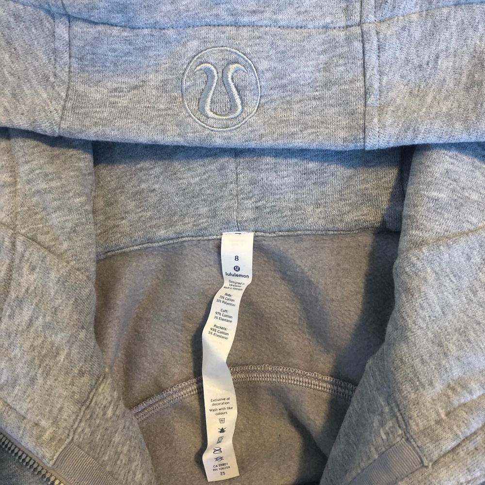COPY - Lululemon gray scuba hoodie - Picture 3 of 4